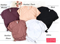Multi Color Unisex T-shirt , Soft and Comfy , Plain Unisex Fit Crew Neck Tee , Short Sleeve , Heathered Colors , Blank Shirt