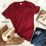 Plain V-Neck Shirt, 100+ Color V-Neck Shirt, Women Sizes, Soft and Comfy Colorful Blank, Unisex Fit V Neck Tee, V Neck Blank Tee