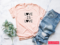 Love Is Love Shirt, LGBT Shirt, Love Is Love Tee, Pride Shirt, Lesbian Shirt, Lesbian Gift, Equality T-shirt, Love Shirt, C5412