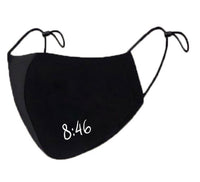 8:46 Face Mask, I can't Breathe Mask, Cute Face Mask, Washable Face Mask, Comfortable Face Mask, Face Mask for Women,  Clothe Design