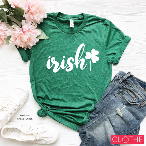 Irish Shirt,  St. Patrick's Day Shirt, St. Patrick's Shirt for Women, Luck of the Irish, Shamrock Shirt, Clothe Design, C5575