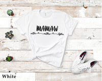 Mamaw Shirt with Grandkids Names, Custom Grandma Shirt, Gift for Gigi, Grandma Shirt, Birthday Gift For Grandma, Birthday Gift, C5620