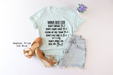 Mom's Shit List, Gift for Mom, Mom Life Shirt, Mother Shirt, Funny Mom shirt, Mom gift, Mothers Day Gift, Funny Shirt, Gift for Her, C5717