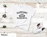Support Wildlife Raise Boys Tshirt, Mom Gift, Gift for Mom, Boy Mama Shirt, Mama T-Shirt, Gift for Mom Tee, Gift for Her, C5718