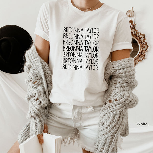 Breonna Taylor Shirt, Breonna Taylor, Black Lives Matter, BLM, African American, Say Her Name Shirt, Justice for Breonna, Clothe Design