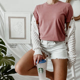 Multi Color UNISEX T-shirt , Soft and Comfy, Plain Unisex Fit Crew Neck Tee, Short Sleeve, Heathered Colors, Blank Shirt