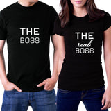 The Boss, The Real Boss Shirt, Set, Couple Matching Shirt, The Real Boss Shirt Tees, Boss Couple Shirt, Couple Gift, Clothe Design, C5541