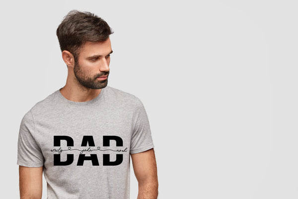 Dad Shirt with Kids Names, Father’s Day Shirt, Gift for Dad, Father’s Gift, Dad T-Shirt, Gift for Dad, Shirts for Dad, C5761