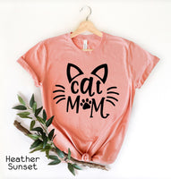 Cat Mom SweatShirt, Cat Mom Shirt, Gift to Mom, Pet Lover Shirt, Cat Shirt, Mother's Day Gift for Cat Mama,Gifts for Cat Lover, C6104