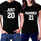 Just Married Shirts, Gift for Bride,Honeymoon Gifts,Couple Shirts, Couples Shirts, Gift for Bride and Groom, Wedding Shirt, C5750