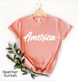 America Shirt, Memorial Day T-shirt, Fourth Of July Shirt, Patriotic Shirt, Independence Day Shirt, Memorial Day Gifts, USA Flag Shirt,C5770