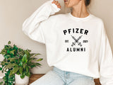 Pfizer Alumni Long Sleeve Shirt,Team Pfizer,Nurse Shirt,Vaccinated Tee,Funny Pandemic T-Shirt,Vaccination Shirt, Covid Vaccine Long Sleeve