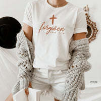 Forgiven Shirt, Christian Shirt, Jesus Shirt, religious Shirt, bible quote Shirt,Cross Shirt,Spiritual Shirt,Blessed Shirt,C6029