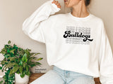 Bulldogs Team Shirt, Bulldogs Team Spirit Shirt,Bulldogs Fan Shirt,Bulldogs School Spirit Shirt, Retro Bulldogs Team Shirt,Team Mascot,C6043
