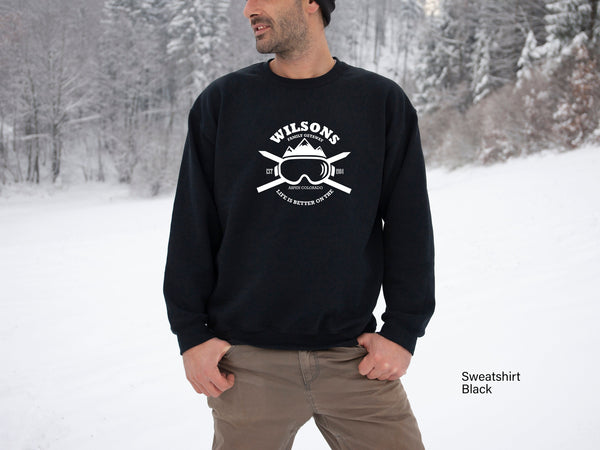 Custom Ski Sweatshirt,Family Ski Trip Sweatshirt,Personalized Ski Trip shirt,Custom Family Snowboard Sweatshirt,Youth Ski Sweatshirt,C5951