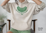 Ruth Bader Ginsburg Sweatshirt, RBG Sweatshirt, Dissent Collar, RBG Dissent Collar Crewneck Sweatshirt, Feminist Sweatshirt, Clothe Design