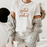Petal Patrol Shirt, Flower Girl Shirt, Girls Shirt, Flower Shirt, Personalized Flower Girl Proposal Gift, Bachelorette party Shirt, C6022