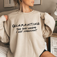 The One Where I'm Pregnant Sweatshirt,Gift for Pregnant,Pregnancy Announcement Sweatshirt, Friends Shirt, Mom to Be,Pregnancy Reveal,C5064