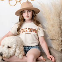 Custom City and State Shirt, Comfort Colors Shirt, Vintage Tshirt, Retro Tang top, Oversized Shirt, C6145