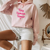 Tiny Human Tamer Sweatshirt,Sarcastic Teacher Sweatshirt,Teacher Shirt, Teacher Gifts,Sweatshirt for Teachers, Preschool Teacher Gift, C5714