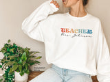 Customized Name Teacher Shirt, Personalized Name Teacher Shirt, Kindergarten Teacher Shirt,Mrs Teacher Sweatshirt,Teacher Gift,C6115