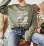 Love Thy Neighbor Sweatshirt, Sweater, Black, LGBTQ, Muslim, Jewish, Atheist, Progressive, Unisex Sweatshirt, Clothe Design, C5008
