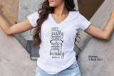 Act Justly, Love Mercy, Walk Humbly T Shirt, Unisex Tee Shirt, Women Shirts, Christian T-Shirt, T Shirt Women with Sayings, C5209