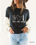 Peace Love Vaccine Shirt, Covid Vaccine Shirt, Vaccine Shirt, Funny Vaccine Tee, Vaccine Awareness, Nursing Student Gift, C5794