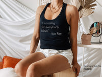 I'm Rooting for Everybody Black T-Shirt, Black, Issa Rae shirt, Black Pride, Pro Black, Quotes by Issa Rae,  Clohe Design, C5068