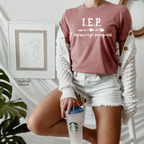 IEP I Encourage Progress Shirt, Inspirational Shirt, Motivation Shirt,SPED Teacher Shirt, Teacher Shirt,C6132