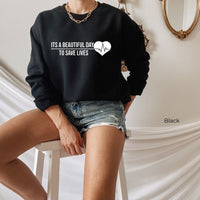 Its a Beautiful Day To Save Lives Sweatshirt, Greys Sweatshirt, Nursing Gift, Nurse, Doctor Gift, Graduation, Clothe Design, C5464
