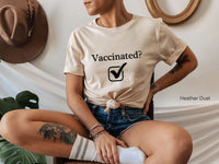 Vaccinated Check Sweatshirt,Vaccinated T-Shirt,Vaccine Sweatshirt,Covid Sweatshirt,Vaccinated Check Sweatshirts, Pandemic Sweatshirt, C5811
