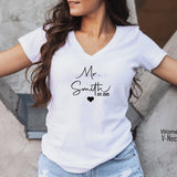 Mr and Mrs T Shirts, Mr. & Mrs. Smith, Wife And Hubby Sweatshirts, The Smiths, Couples Shirts, Honeymoon T-Shirts, Wedding Shirt, C5394