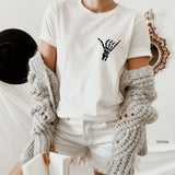 Hang Loose Skeleton Hand Sweatshirt,Halloween Sweatshirt,Skeleton Hand Sweatshirt,Skeleton Hand,Graphic Sweatshirt,Ollie and Penny,C6155