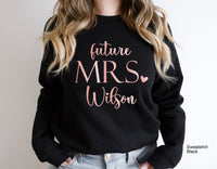 Future Mrs Shirt,Custom Future Mrs Shirt,Bachelorette Party Shirt, Bride Gift, Engagement Gift, Fiance Shirt,  Wedding Gift,C6166