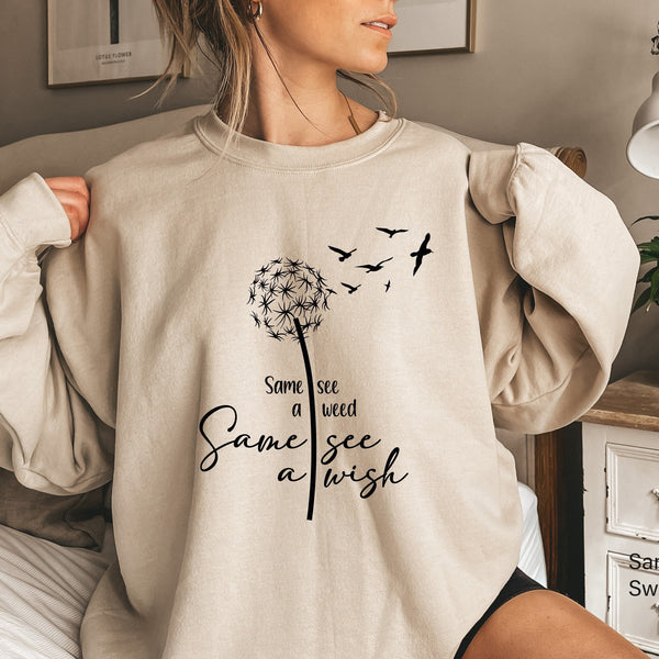 Dandelion Shirt, Positive Shirt, Wish Shirt, Faith Shirt, Wild flower Shirt, Others See A Wish Shirt, Positive Outfit for woman,C6224