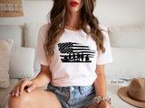 Patriotic Soldier American Flag Shirt, USA Patriotic Military Adult, American Flag T-Shirt, United States Patriotic, Army Style, C5791