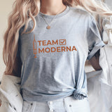 Moderna Vaccinated Shirt, Team Moderna, Nurse Shirt, Funny Pandemic Shirt, Vaccination Shirt,  Covid Vaccine Shirt C5655